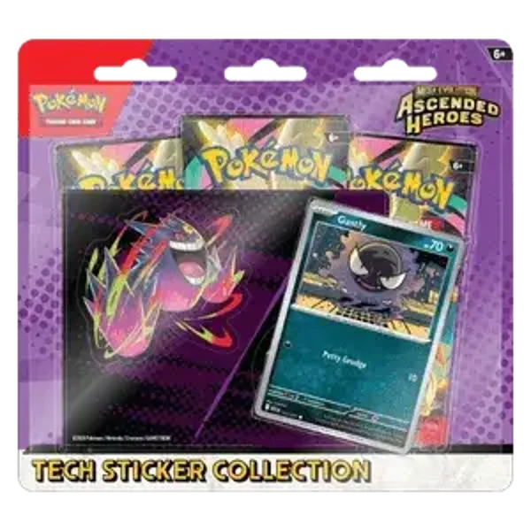 Pokémon Ascended Heroes Tech sticker collection gastly