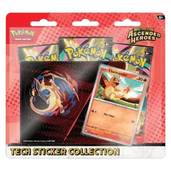 Pokémon Ascended Heroes Tech sticker collection Charmander