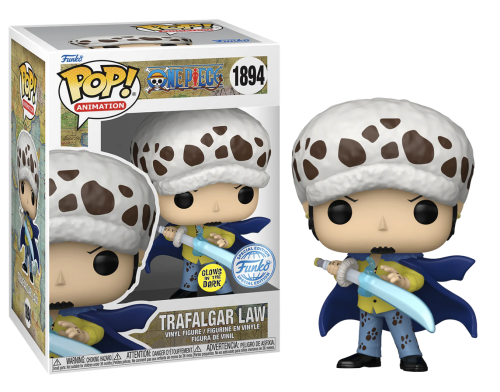 Funko POP ONE PIECE 1894 Law with blue Anesthesia