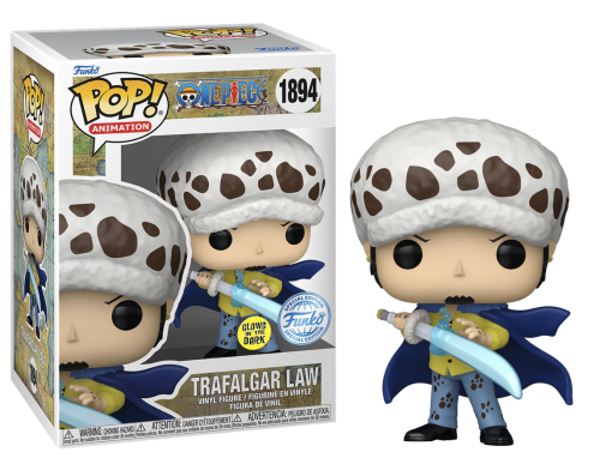 Funko POP ONE PIECE 1894 Law with blue Anesthesia