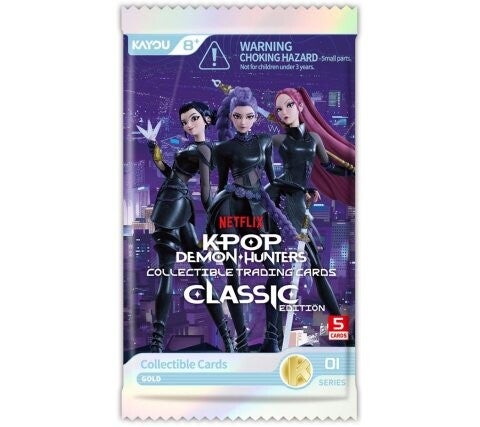 K-POP Demon Hunters Collectible Trading Cards Classic Edition Gold