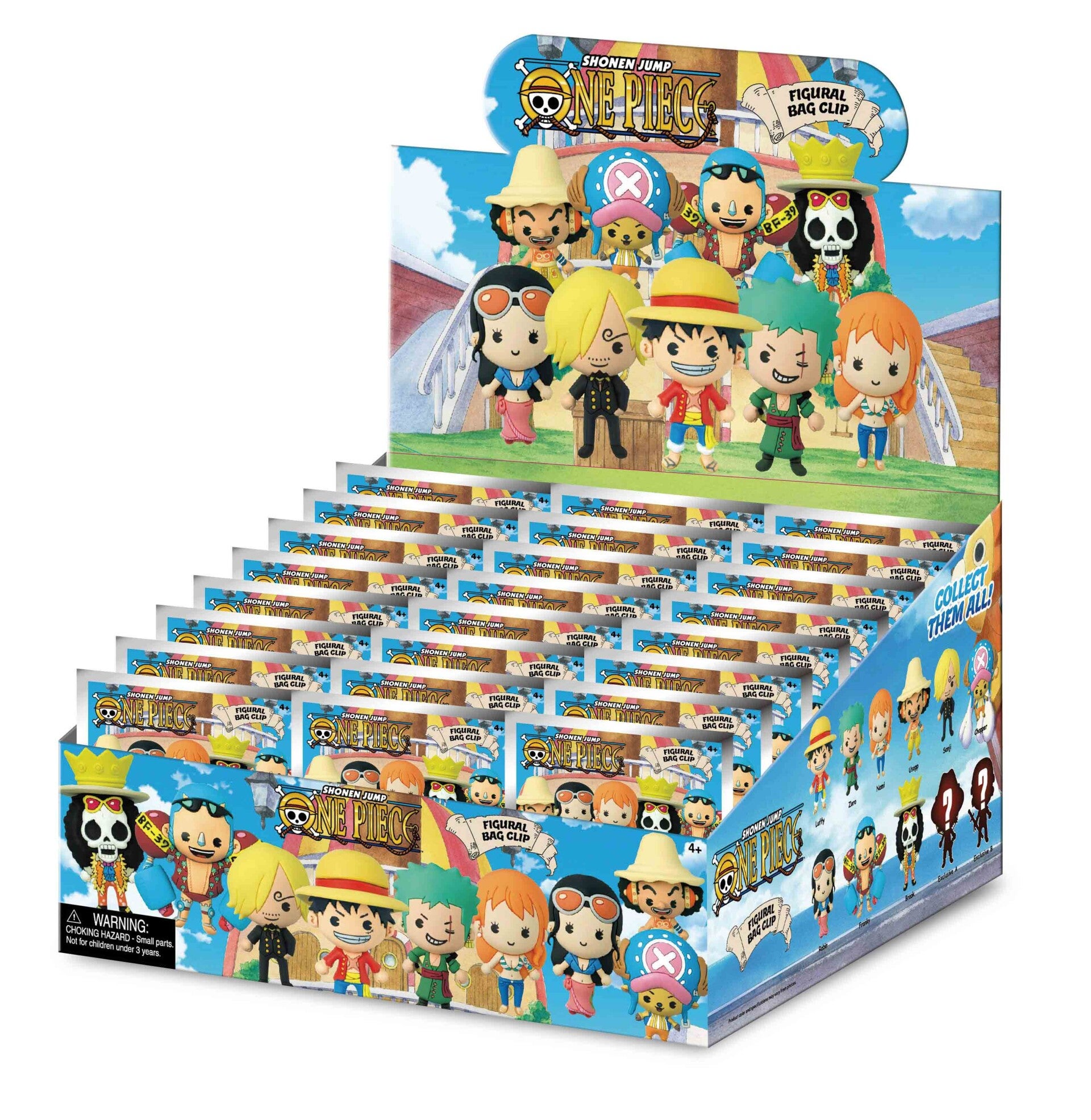 ONE PIECE - Series 1 - 3D Foam Bag Clip