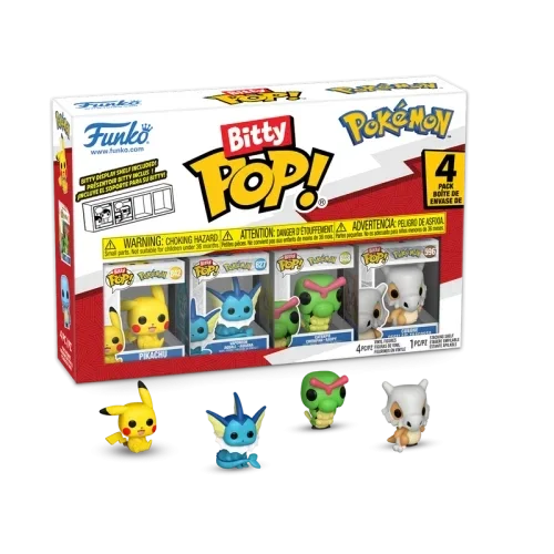 Pokémon Funko Bitty POP 4 pack Pikachu.
