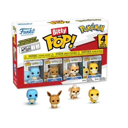Pokémon Funko Bitty POP 4 Pack Squirtle