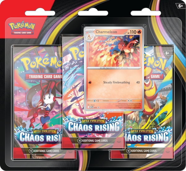 Pokémon Chaos Rising 3 pack booster