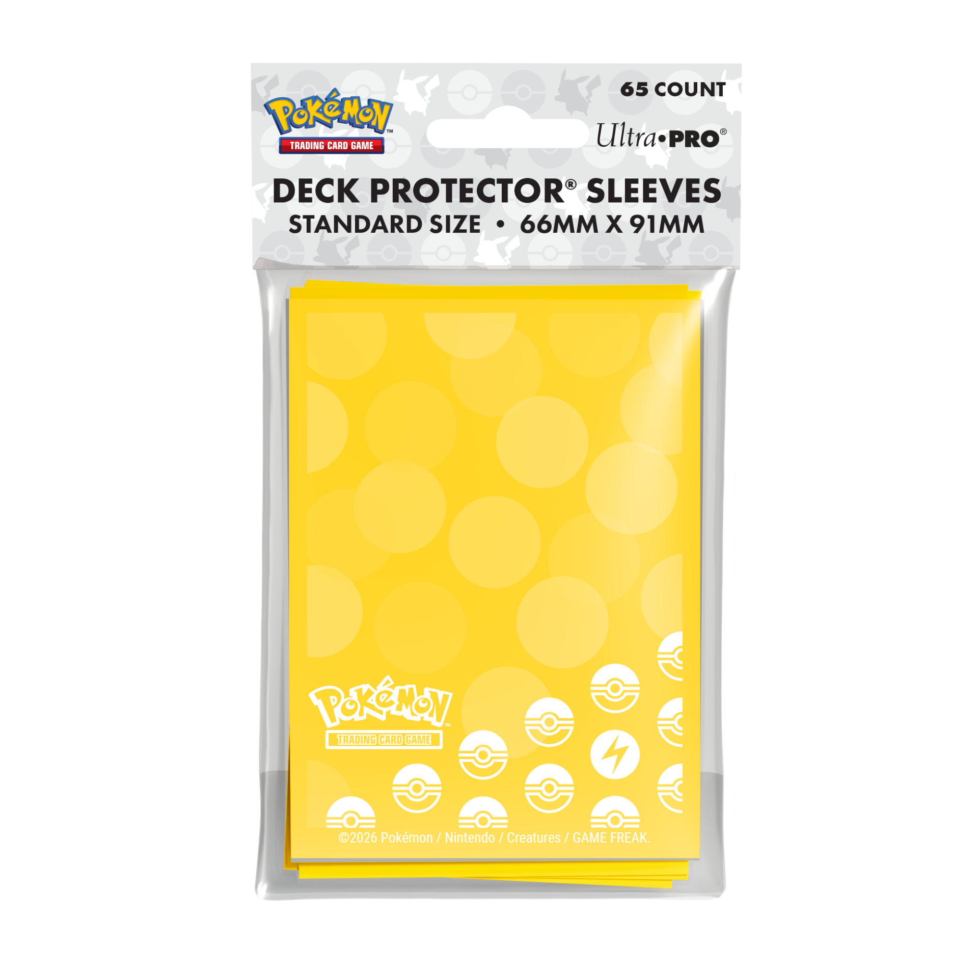 Ultra Pro Sleeves Geel