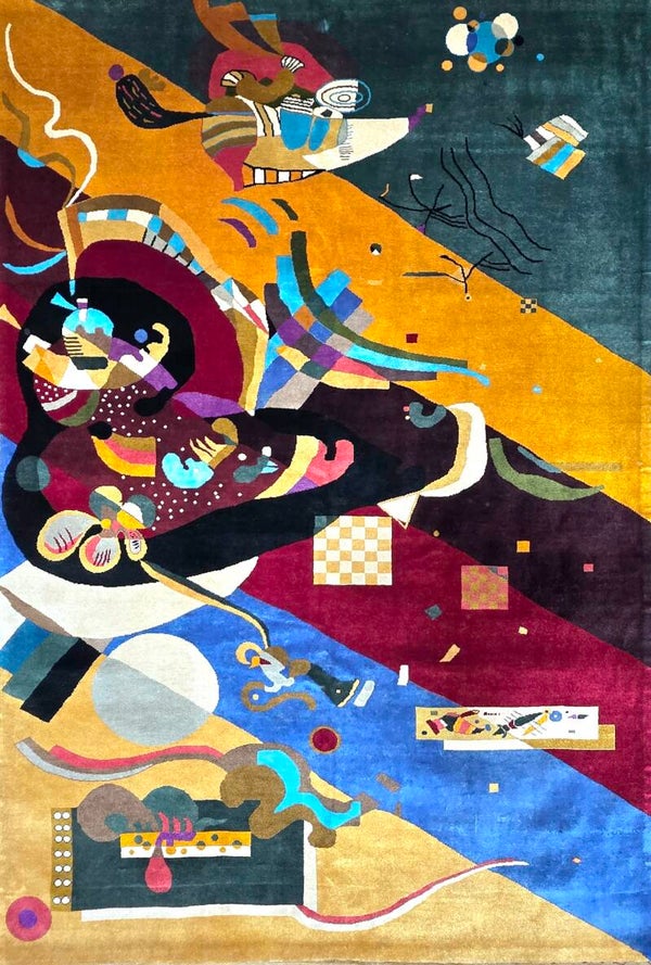 Wassily Kandinsky - Tapis d'après, l'oeuvre contemporaine