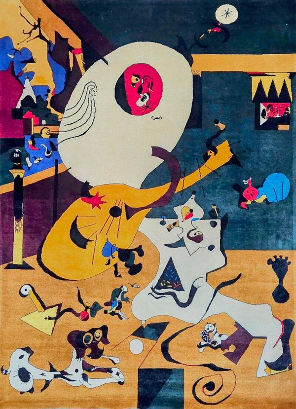 Joan Miró - Tapis d'après, l'oeuvre contemporaine.