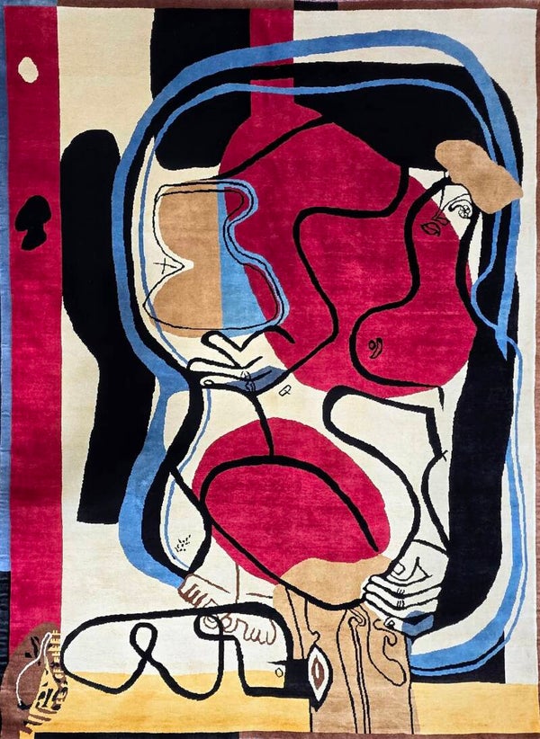 Charles-Édouard Jeanneret-Gris - Tapis d'après Le Corbusier, Composition contemporaine.