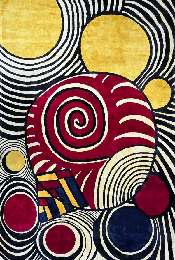 Alexander Calder - tapis d'après une œuvre, noué à la main.