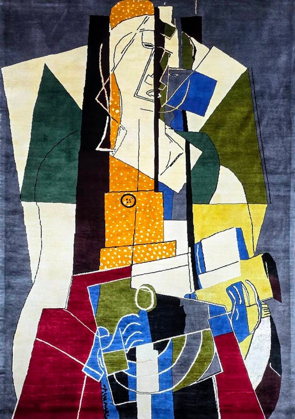 Georges Braque - Tapis d'après, Contemporain d’artisans.