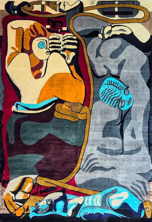 Charles-Édouard Jeanneret-Gris - Tapis d'après, Contemporain fait à la main.