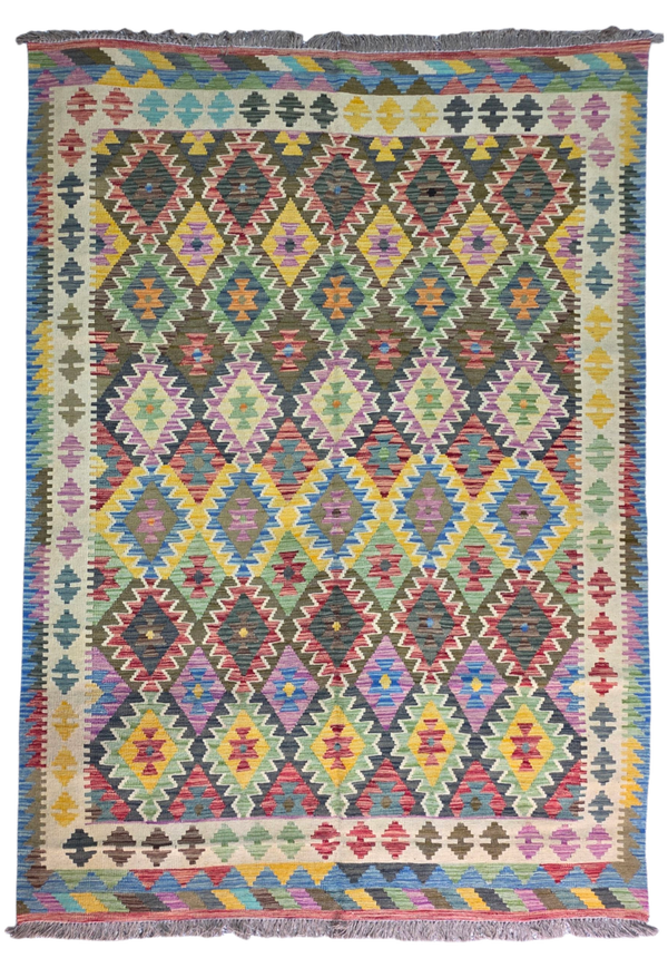 Kilim Afghan - Géométriques