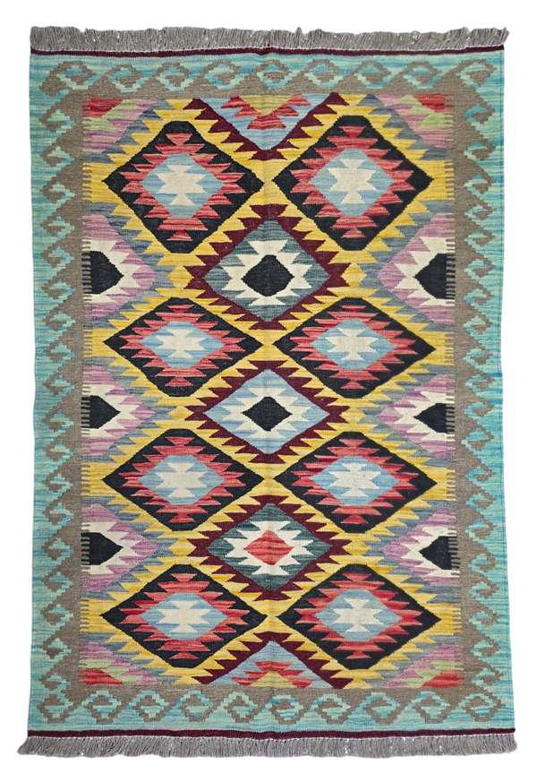 Kilim Afghan - Géométriques
