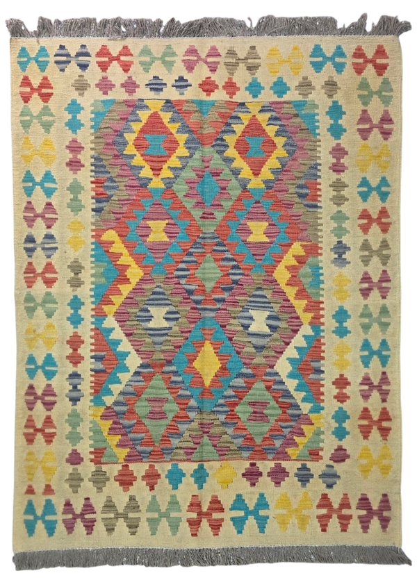 Kilim Afghan - Géométriques