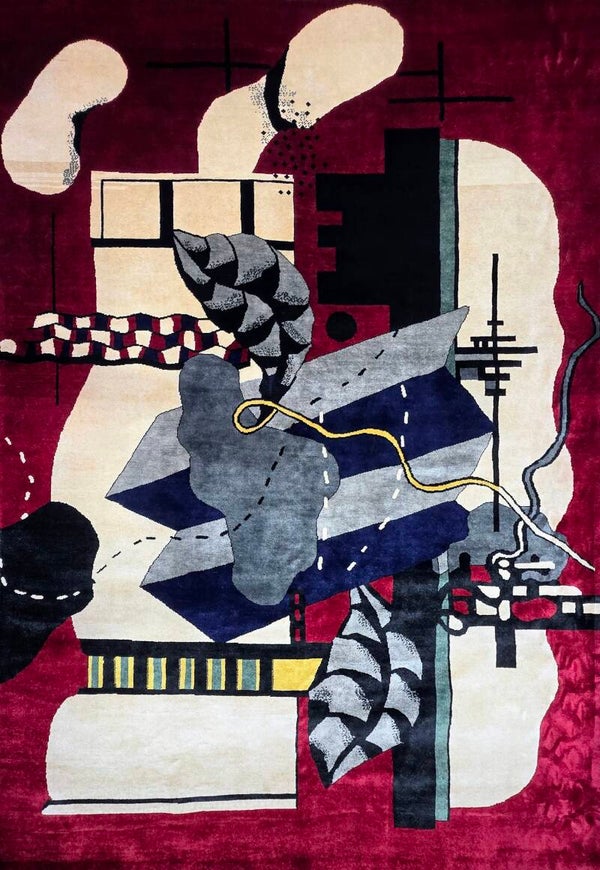 Fernand Léger - Tapis d'après, Contemporain d’artisans.