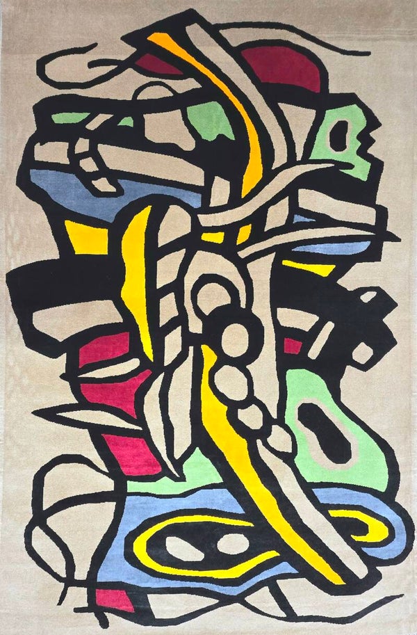 Tapisserie d'après Fernand Léger, contemporain tissés