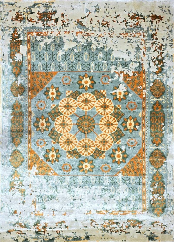Mamlouk - Tapis de Designers, Noué à la main.