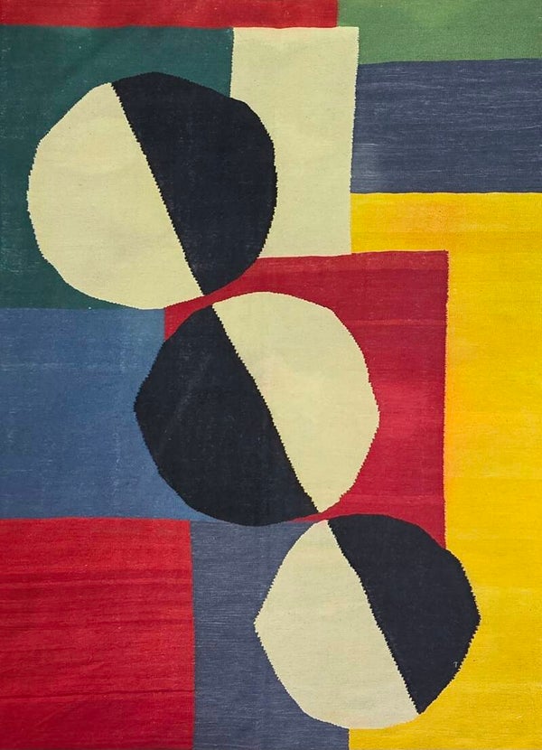 Sonia Delaunay - Tapisserie d'après, Contemporain tissés à main.