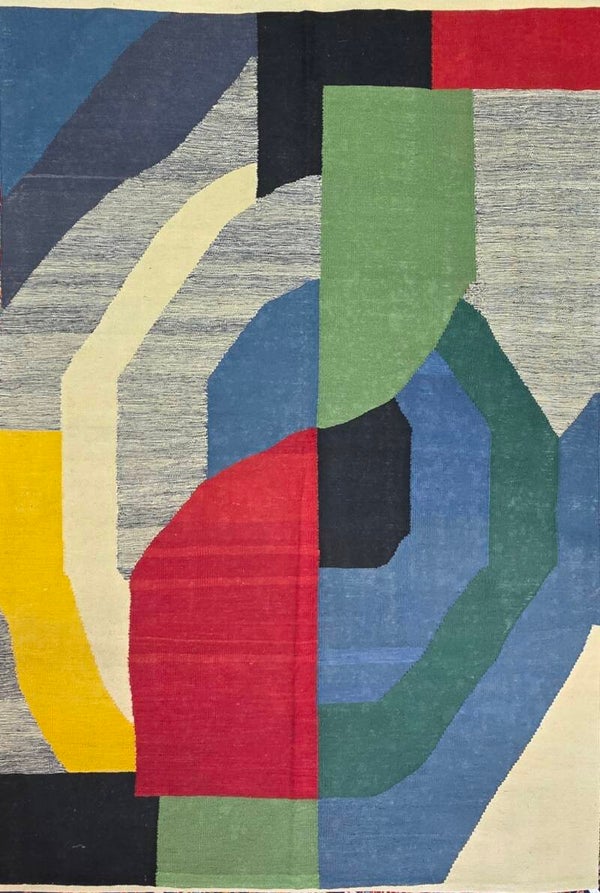 Sonia Delaunay - Tapisserie d'après, Contemporain tissés à main.