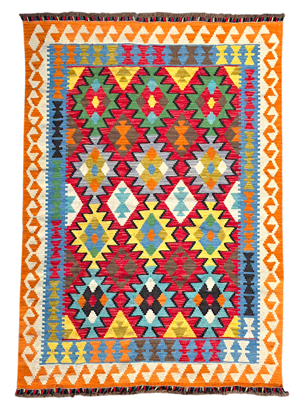 Kilim de Chambre 167x124 tissé à la main %100 laine