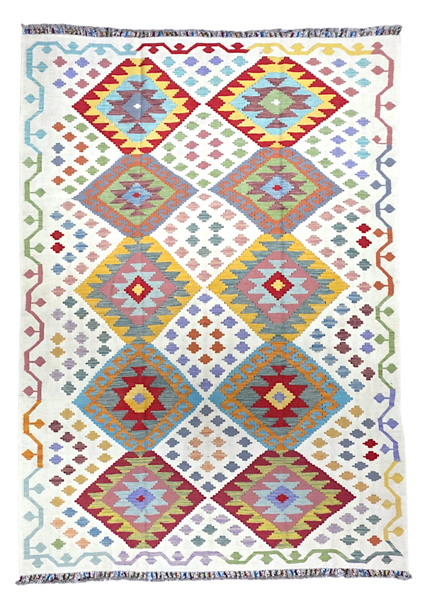Kilim old style 298x196 tissé à la main %100 laine