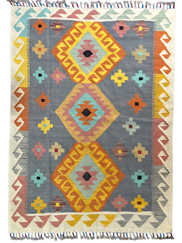 Kilim old style 156x103 tissé à la main %100 laine