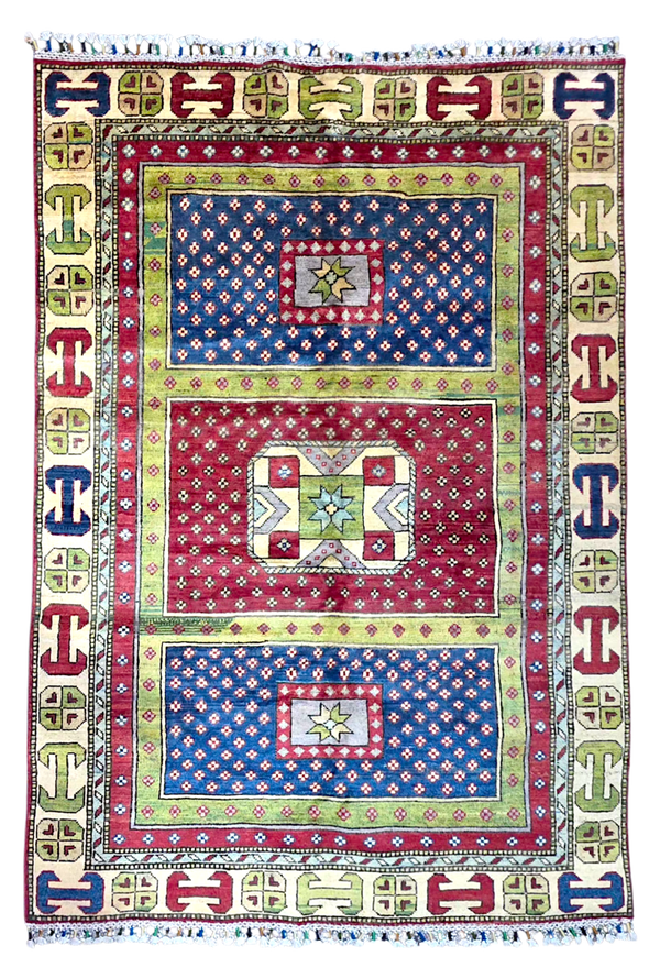 Tapis de bureau 206x145 Ziegler & Kazak noué à la main en laine