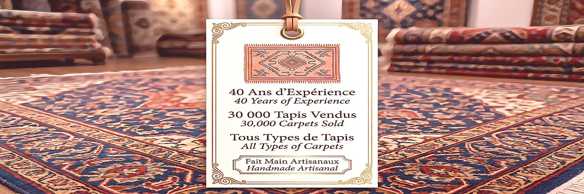 Tapis Villa, 40 ans d’expérience et plus de 30 000 tapis artisanaux vendus
