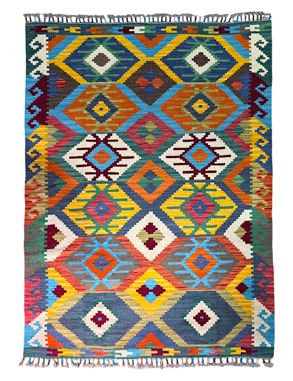 Kilim de Chambre 173x123 tissé à la main %100 laine
