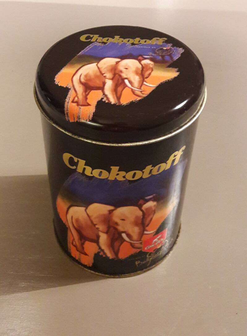 Chokotoff zwart en paars