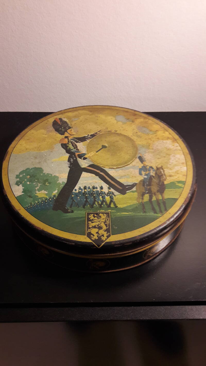 Britse soldaat met trommel