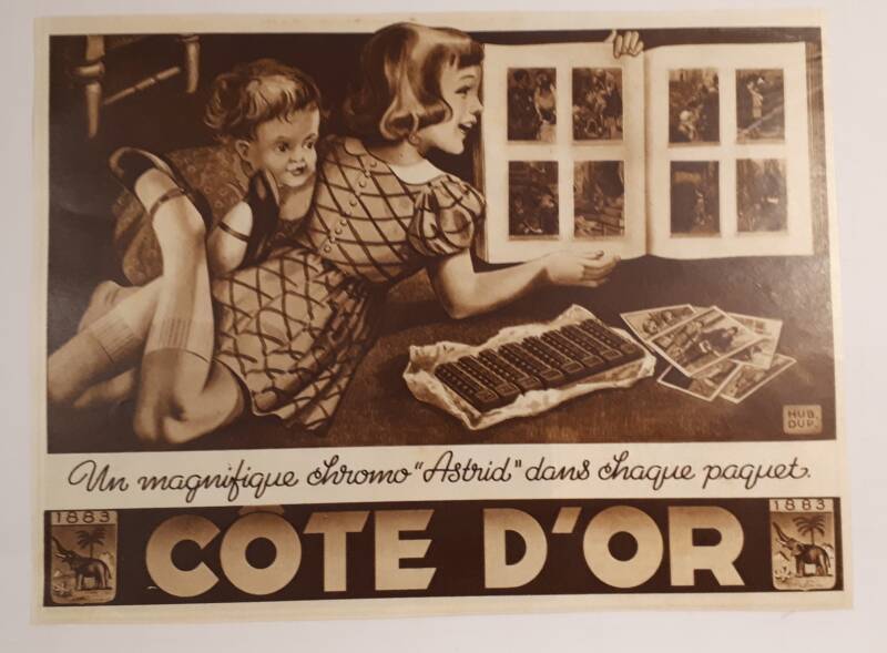 Un magnifique chromo &quot;Astrid&quot; dans chaque paquet