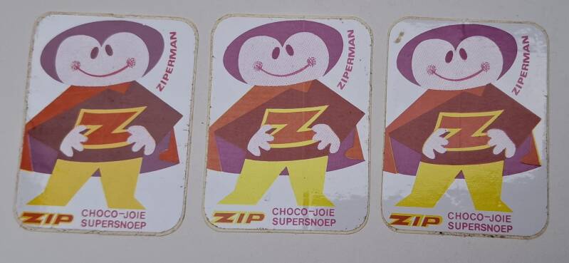 sticker ziperman