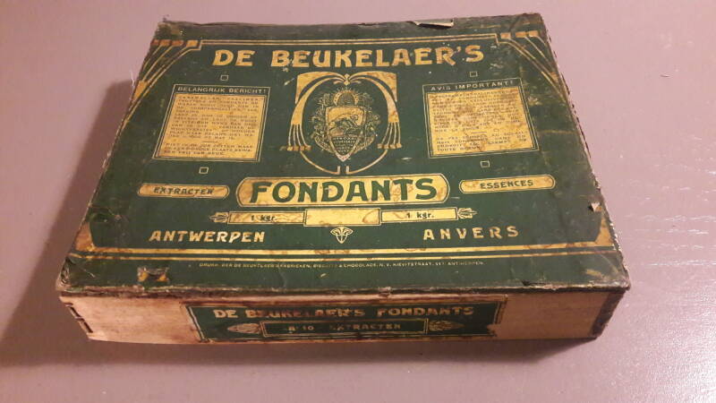 Fondants 1kg houten doos