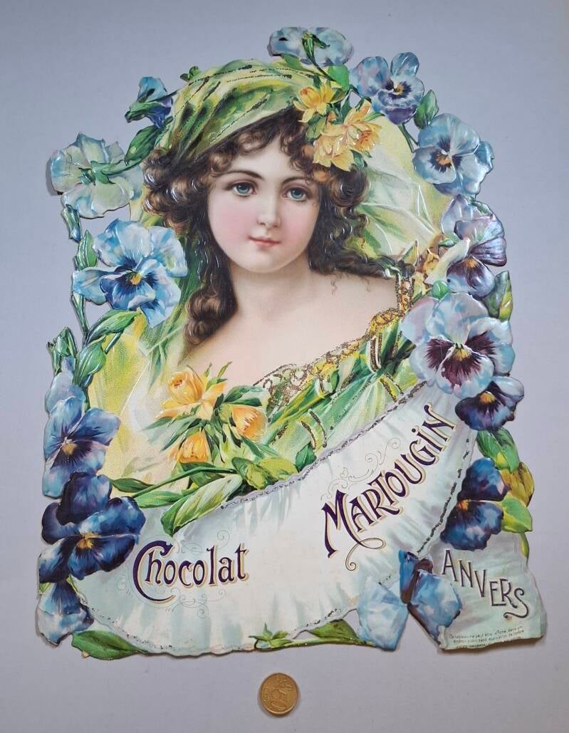 groot kartonnen tableau jules narath éditeur bruxelles