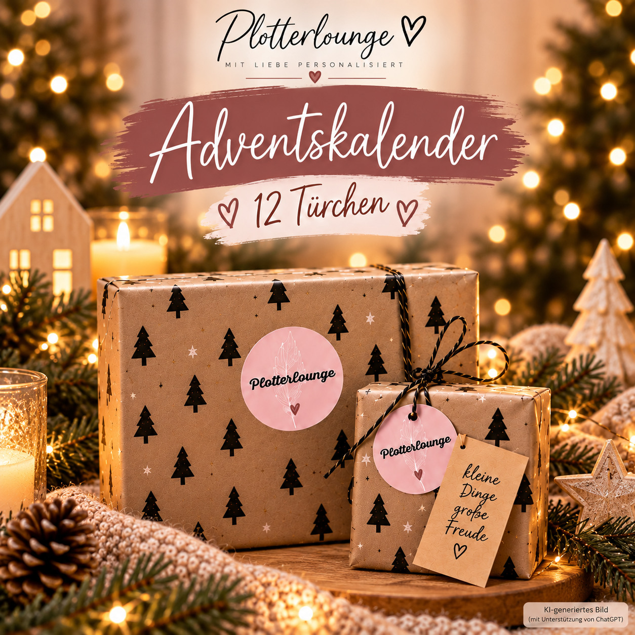 🎁 Plotterlounge Adventskalender – 12 Türchen