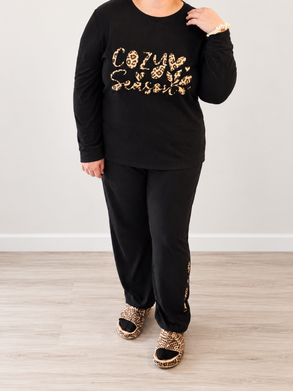 Cozy Season Pyjama Set 🐆🤎