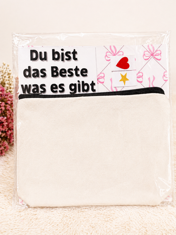 DIY Kosmetiktasche – personalisierbar 💗