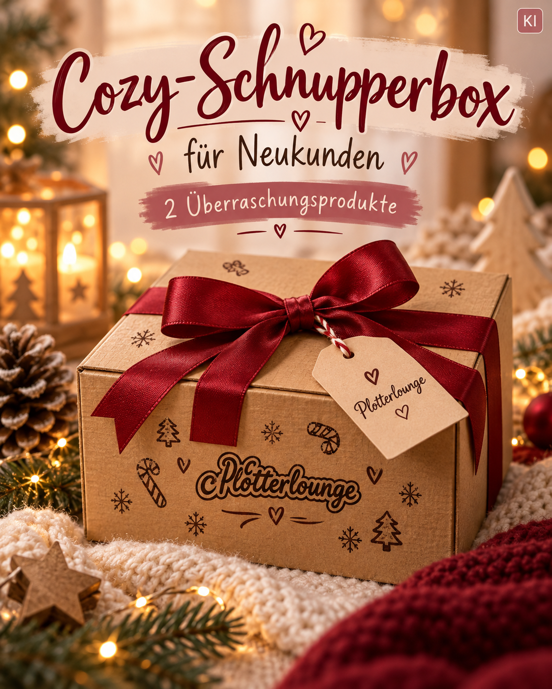 Cozy-Schnupperbox – Lerne Plotterlounge kennen! 🎁