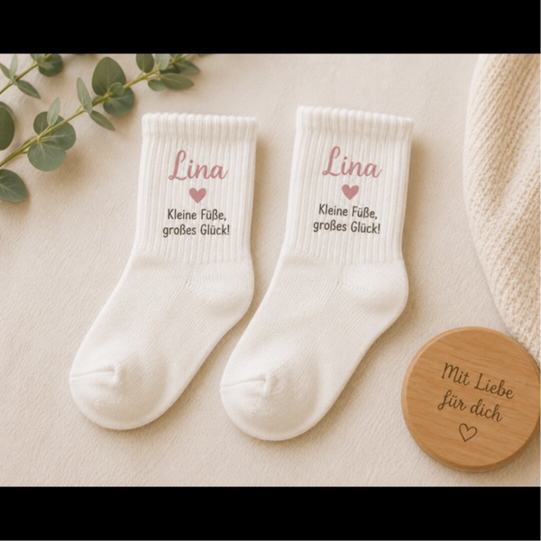 🧦 Personalisierte Kindersocken 2er-Set