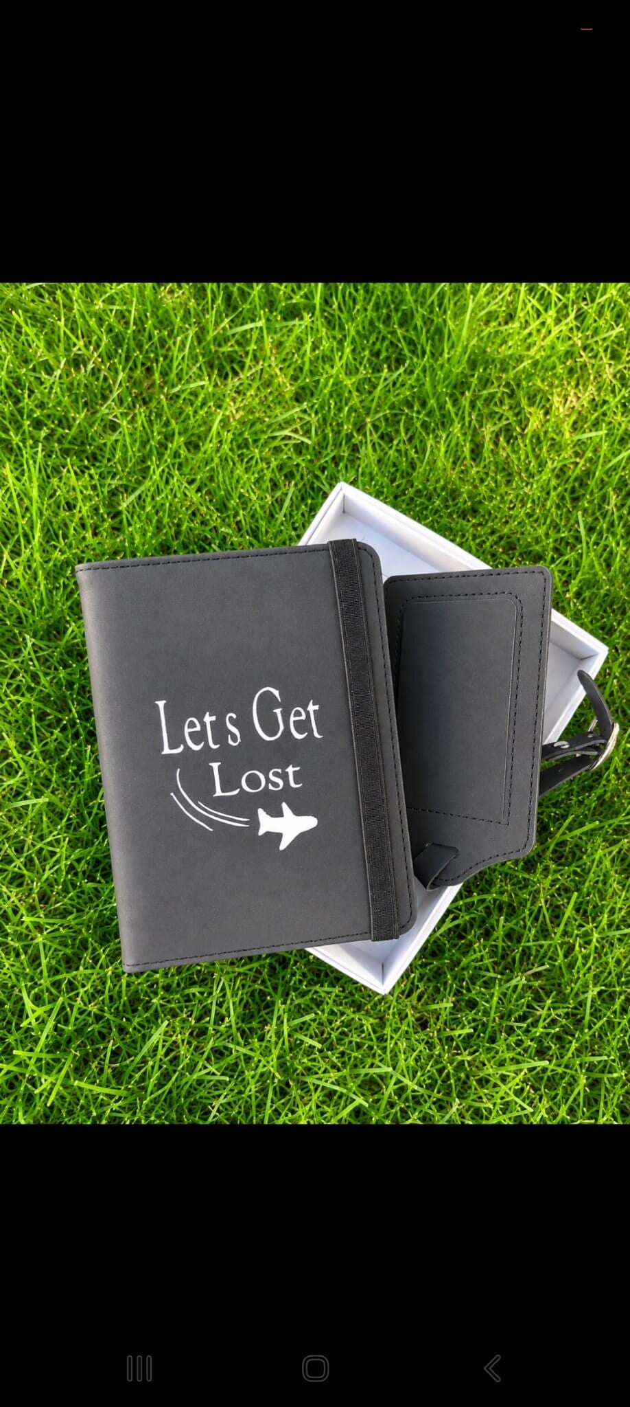 ✈️ Reisepass-Set "Let's Get Lost"