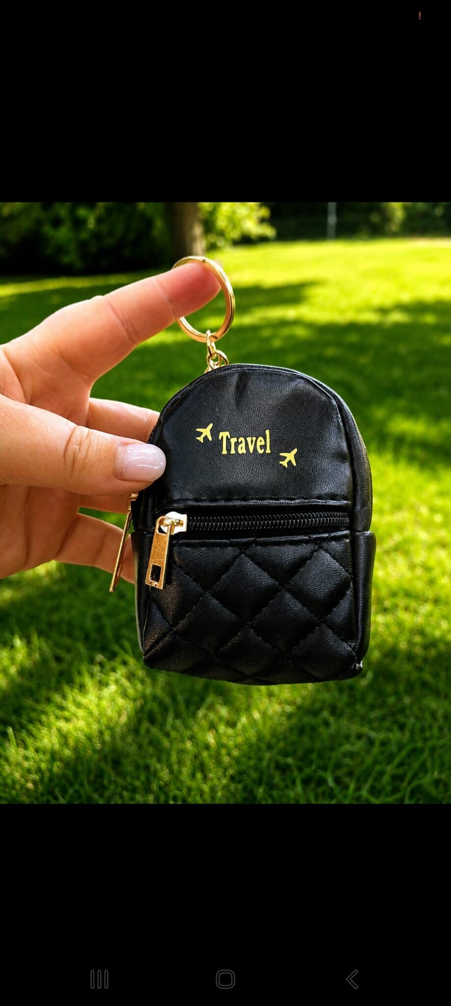 Travel Mini-Rucksack Schlüsselanhänger