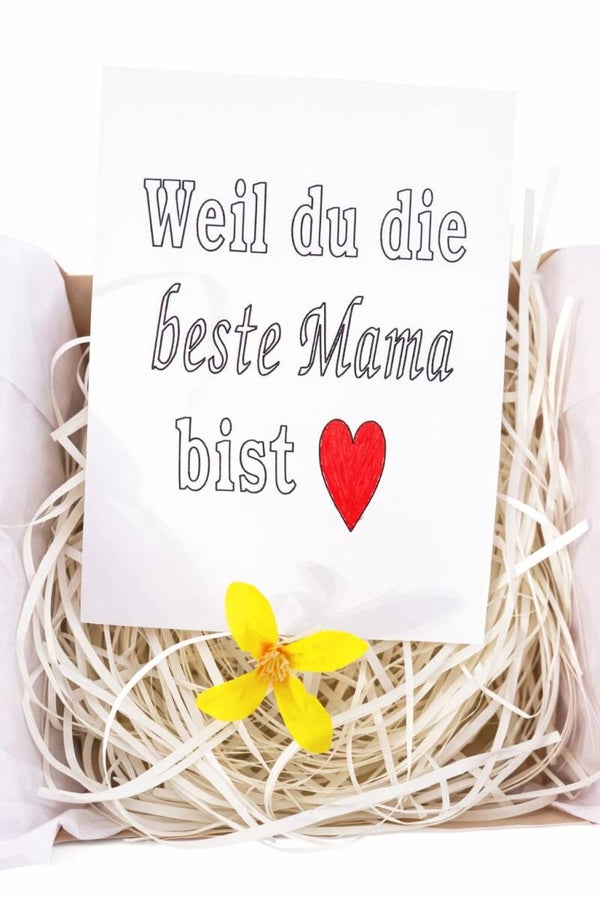 Muttertagskarte – liebevolle Worte für Mama