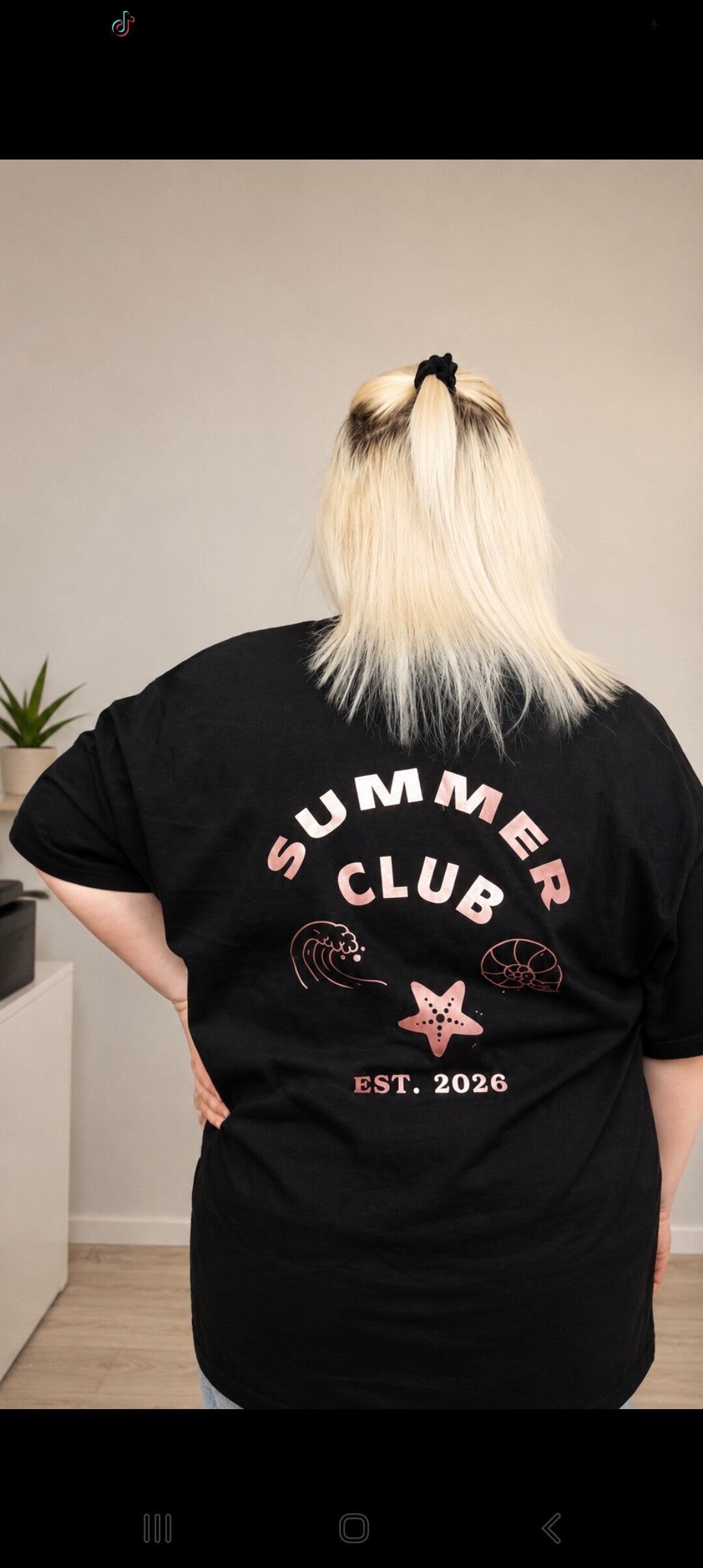 Oversized Premium Shirt ,,Summer Club“