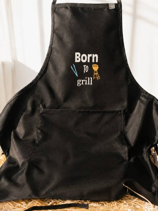 Grillschürze „Born to grill“