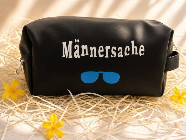 Kosmetiktasche „Männersache“