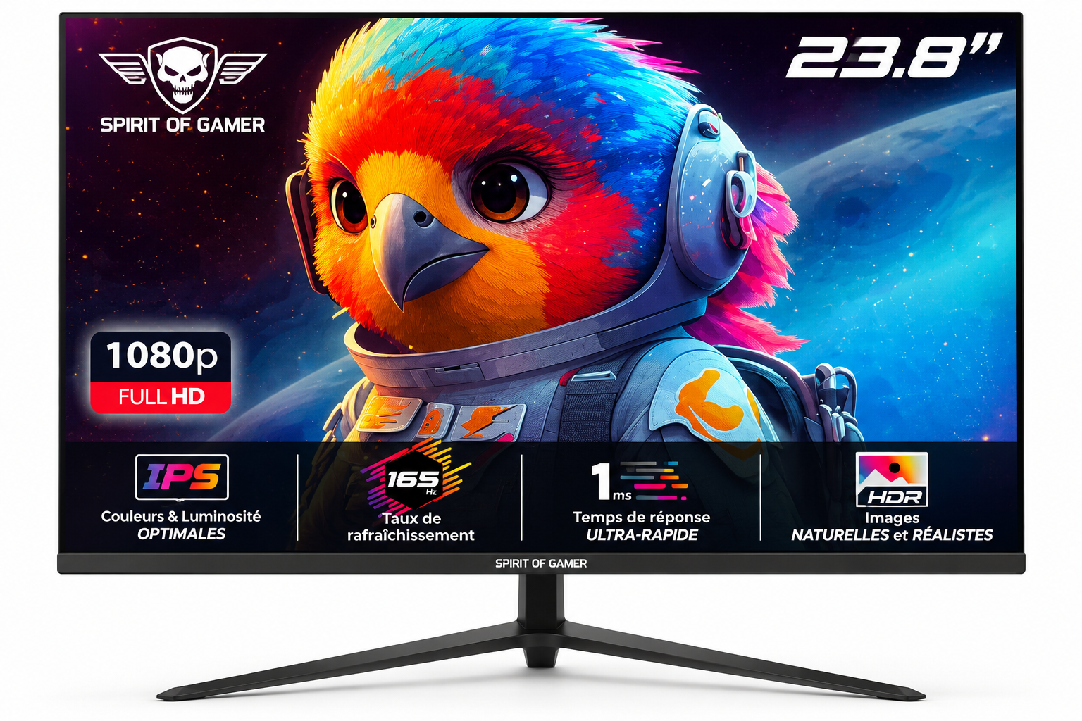 Écran Gaming 24” – 165 Hz