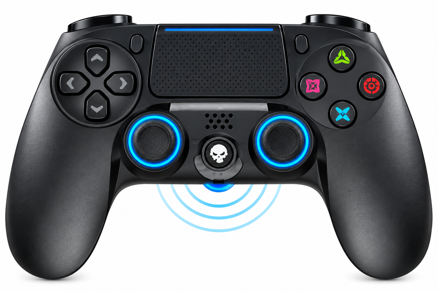 Manette Bluetooth PS4 – Spirit of Gamer  Manette sans fil ergonomique