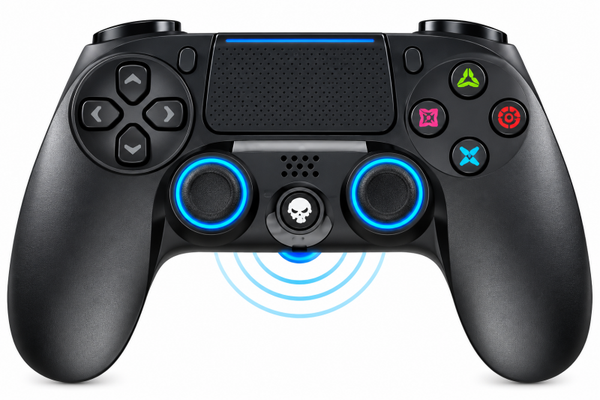 Manette Bluetooth PS4 – Spirit of Gamer  Manette sans fil ergonomique